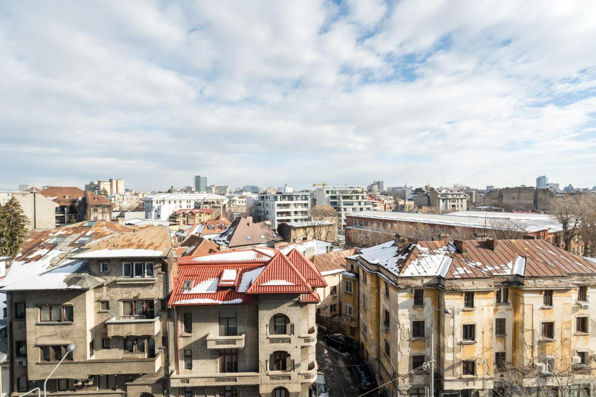 City View Apartment With Private Balcony Bükreş Dış mekan fotoğraf