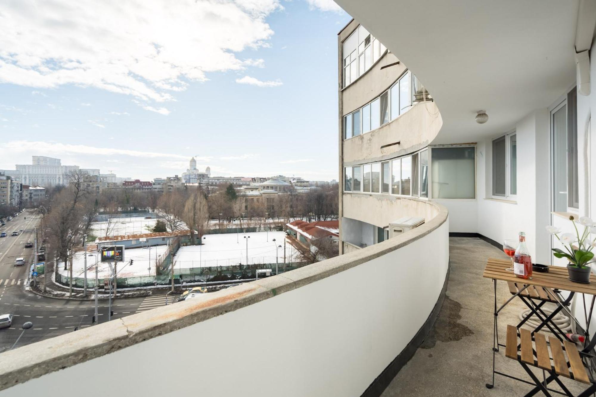City View Apartment With Private Balcony Bükreş Dış mekan fotoğraf
